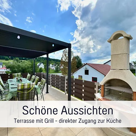 Nur 15 Minuten Bis Fulda - Ideal Zum Arbeiten - Am Vulkanradweg - 3 Schlafzimmer Grosse Terrasse - Grill - Taufstein 1 펜션 Herbstein