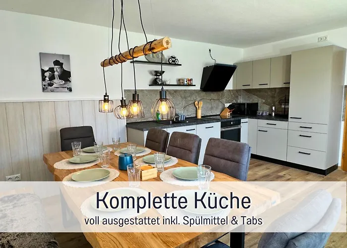 Nur 15 Minuten Bis Fulda - Ideal Zum Arbeiten - Am Vulkanradweg - 3 Schlafzimmer Grosse Terrasse - Grill - Taufstein 1 펜션
