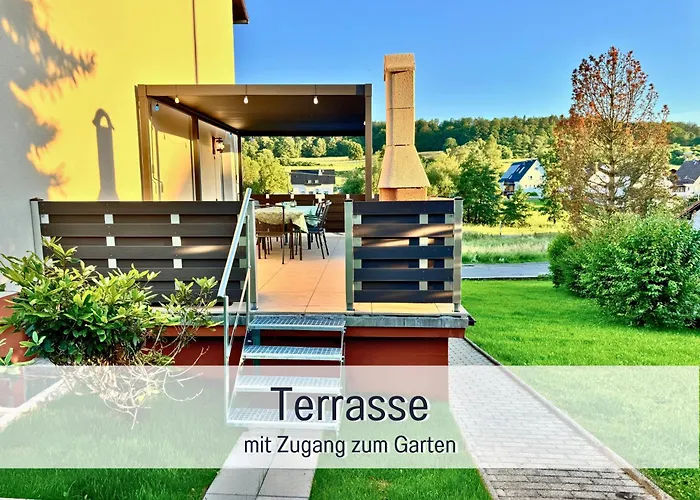 펜션 Nur 15 Minuten Bis Fulda - Ideal Zum Arbeiten - Am Vulkanradweg - 3 Schlafzimmer Grosse Terrasse - Grill - Taufstein 1 Herbstein
